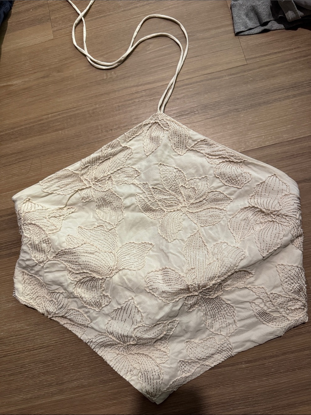 Kith Cream Floral Halter Camisole